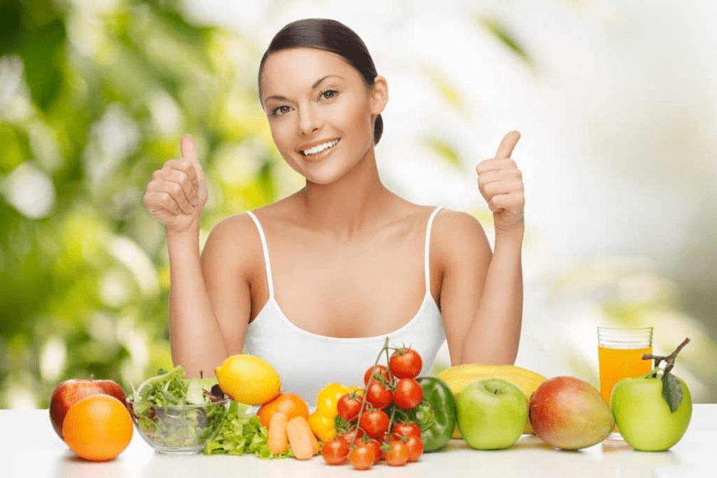 owoce i warzywa na diecie